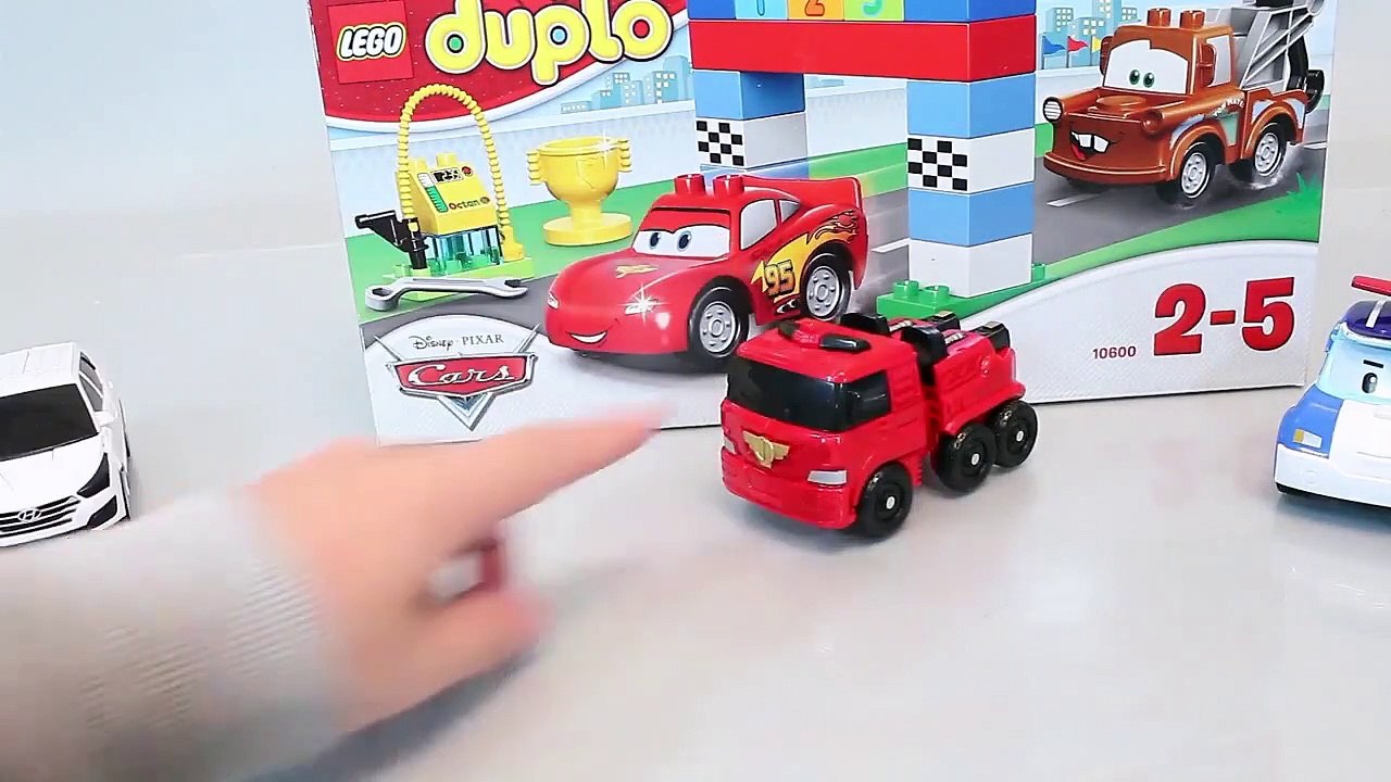 Disney Cars Lego Duplo Lightning McQueen Mater Play Doh Toy Surprise Toys-Px8Jv3