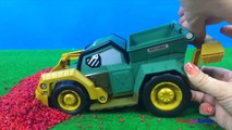 UNBOXING MATCHBOX DUMPIN' LOADER TRUCK WITH DISNEY CARS, HOT WHEELS AND MATCHBOX ON A MISSION-MvSLw