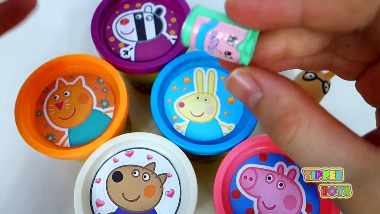 [Play-doh] Play Doh Peppa Pig Surprise Eggs Shopkins Disney Princess Cars My Little Pony Frozen