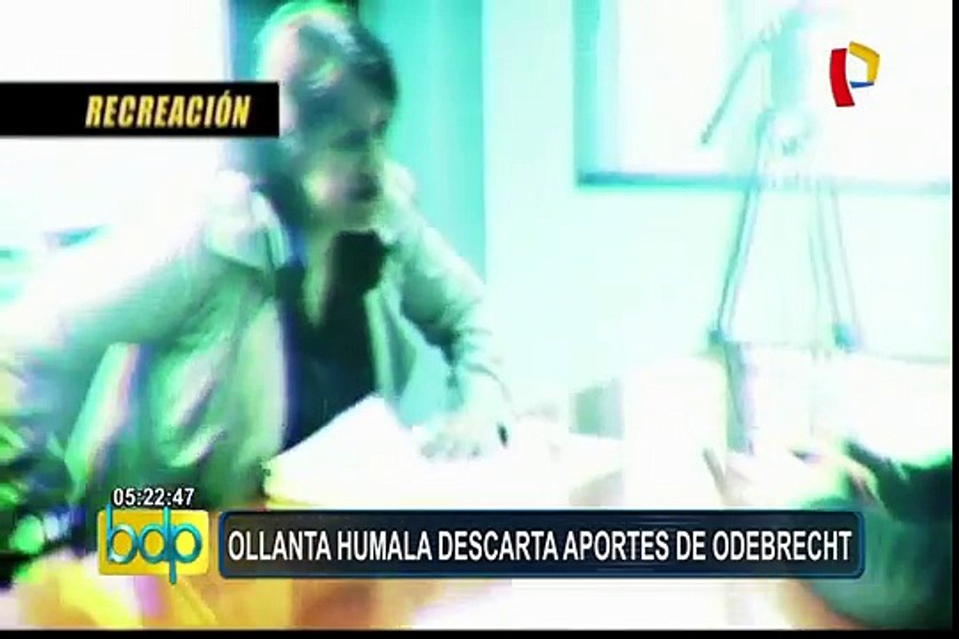 Ollanta Humala descartó aportes de Odebrecht