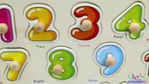 Learning Numbers 1-20 for Toddlers with Toy Wooden Puzzle - Learn Numbers & Counting Video for Kids-sll