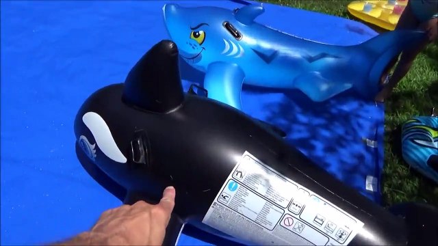 Giant Slip N Slide Party 'Toy Freaks Family Fails' Victoria Annabelle Freak Daddy-JZFxJTBuP