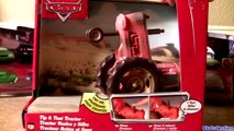 Disney Cars 2 Carry Case Diecasts NEW Disney Pixar Cars Tractor Tipping Tip & Toot Tractor Tracteur-Qm