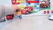 Disney Cars Lego Duplo Lightning McQueen Mater Play Doh Toy Surprise Toys-Px8J