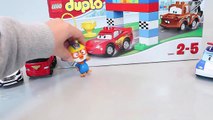 Disney Cars Lego Duplo Lightning McQueen Mater Play Doh Toy Surprise Toys-Px8J