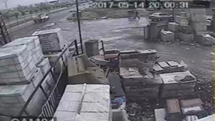 Ölümden Kaçış" Anı Kameraya Yansıdı