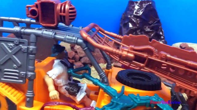 ANIMAL PLANET - DINOSAUR INVASION WITH PARASAUROLOPHUS ORNITHOLESTES JEEP FOSSIL & TRAP - UNBOXING-gXMWHp0