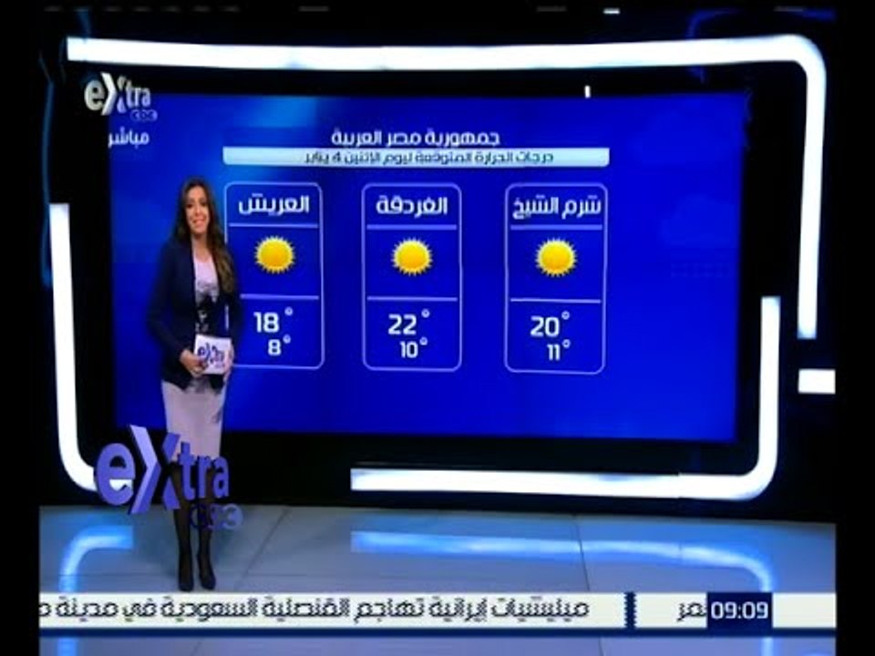 غرفة الأخبار | تعرف على درجات الحرارة المتوقعة...