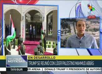 Pdtes. de Palestina y EE.UU. se reúnen para hablar de paz en la región