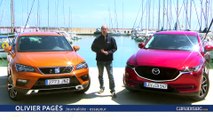 Comparatif vidéo - Mazda CX-5 vs Seat Ateca : le bal des outsiders.