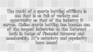 Sports Betting Affiliate Program Secrets: Super Online Gambling Affiliates