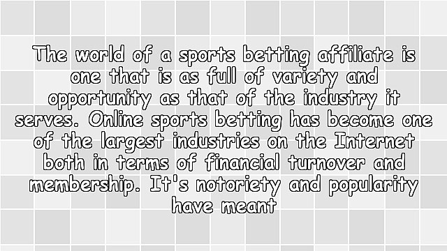 Sports Betting Affiliate Program Secrets: Super Online Gambling Affiliates