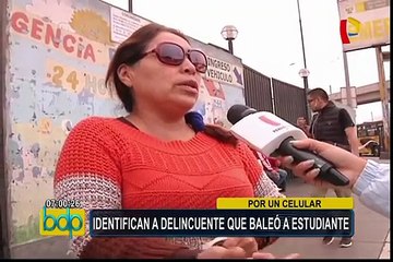 Cercado: identifican a delincuente que disparó a estudiante en asalto