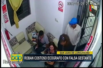 SJL: caen delincuentes que robaron costoso ecógrafo en consultorio