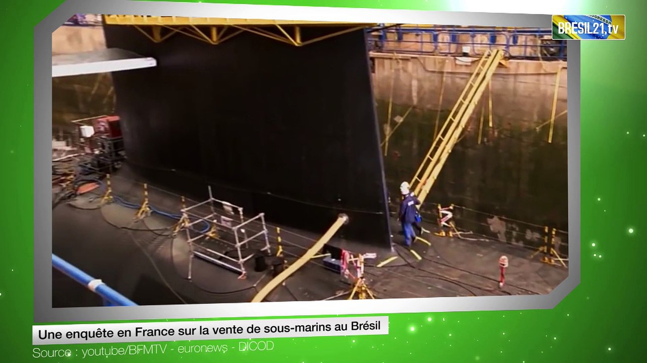 Une enquête en France sur la vente de sous-marins au Brésil