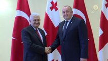 Başbakan Yıldırım, Gürcistan Cumhurbaşkanı Margvelaşvili Le Görüştü