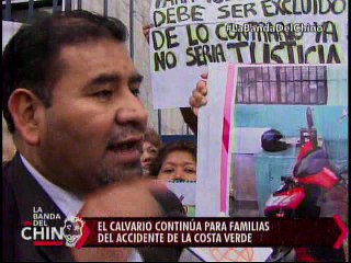 Nota - El Calvario continua para Famiias del accidente de la Costa Verde