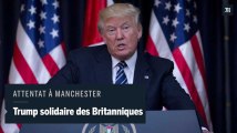 Attentat de Manchester : Trump qualifie les terroristes de 