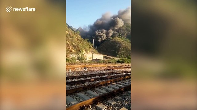 Oil tanker explosion kills 12 in northern China