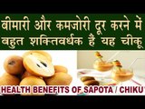 चीकू करता है बीमारी और कमज़ोरी को दूर | Health Benefits Of Sapota | Chiku Ke fayde