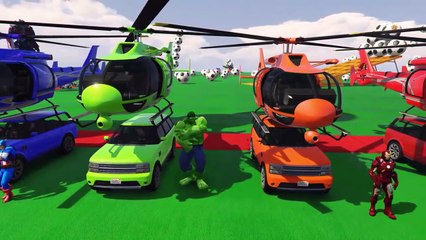 LEARN COLORS with Spiderman & Mickey Mouse w Color Sport Cars & Learning Video for Children