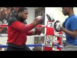 going 40 min on mitts none stop mayweather boxing club EsNews Boxing