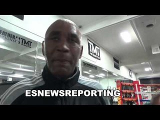 joel casa mayor at the mayweather boxing club working on his return to the ring - EsNews Boxing