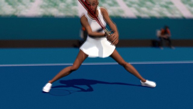 Las canchas de tenis