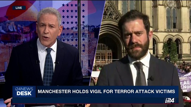 i24NEWS DESK | Suspected Manchester bomber 22-year-old male | Tuesday, May 23rd 2017