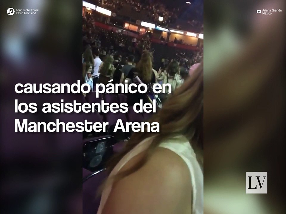 Explosión en el concierto de Ariana Grande