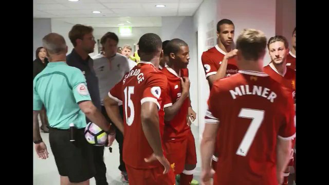 Joel Matip Doing The German Thing, That All Germans Are Born With.