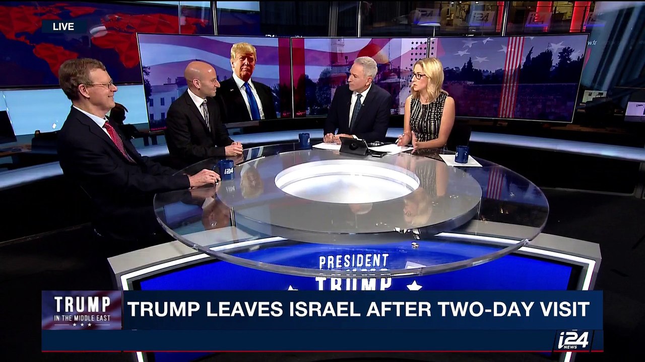 i24NEWS DESK | Trump: peace 'toughest' deal, but we'll get there |  Tuesday, May 23rd 2017