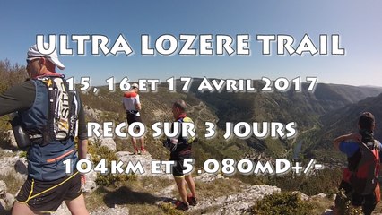 Lozere Trail 2017 - Reco