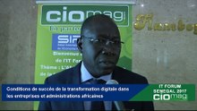 [INTERVIEW] - IT Forum Sénégal 2017 - Birahim Cissé : Vice Président Club DSI Sénégal