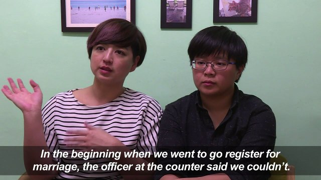 Taiwan couples express hopes ahead of same-sex marriage ruling