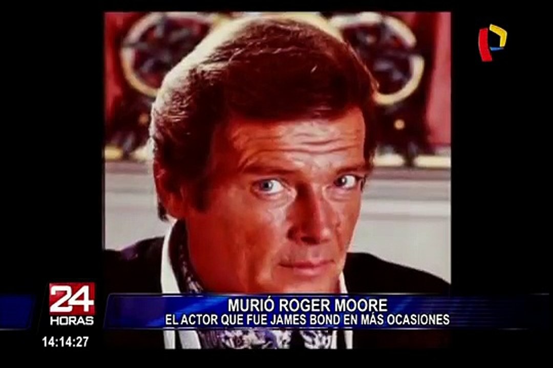 Muere actor británico Roger Moore a los 89 años