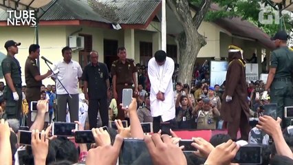 Homens São Açoitados na Indonésia Por Terem Feito Sexo Gay