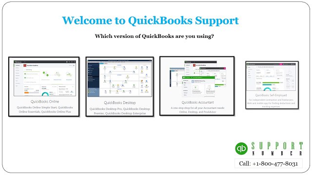 QuickBooks Customer Support Service Phone Number USA +1-800-477-8031