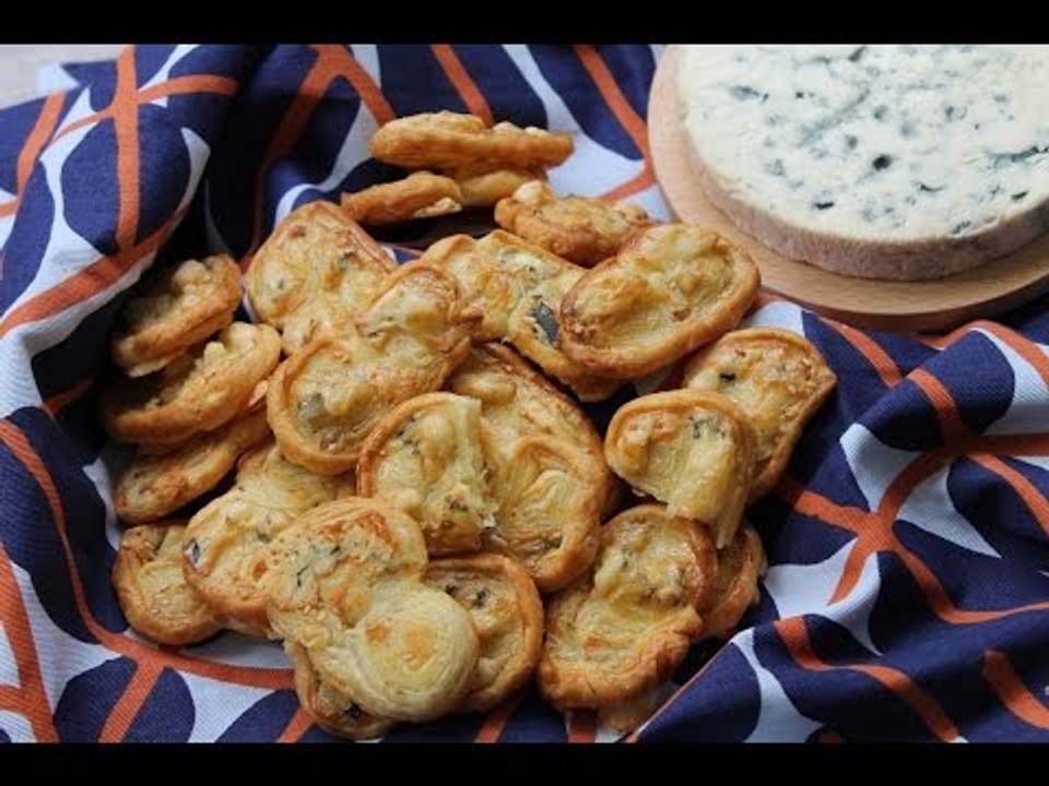 Palmiers feuilletés à la Fourme d'Ambert - 750g  { EXPRESS }