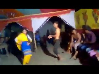 Boy and Girl Dancing in a Wedding PArty