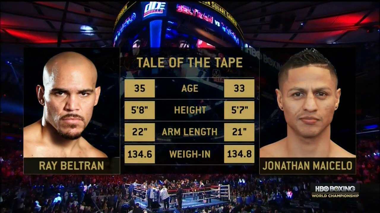Raymundo Beltran vs Jonathan Maicelo, Ch International WBA, NABF, NABO des poids légers, 20 mai 2017