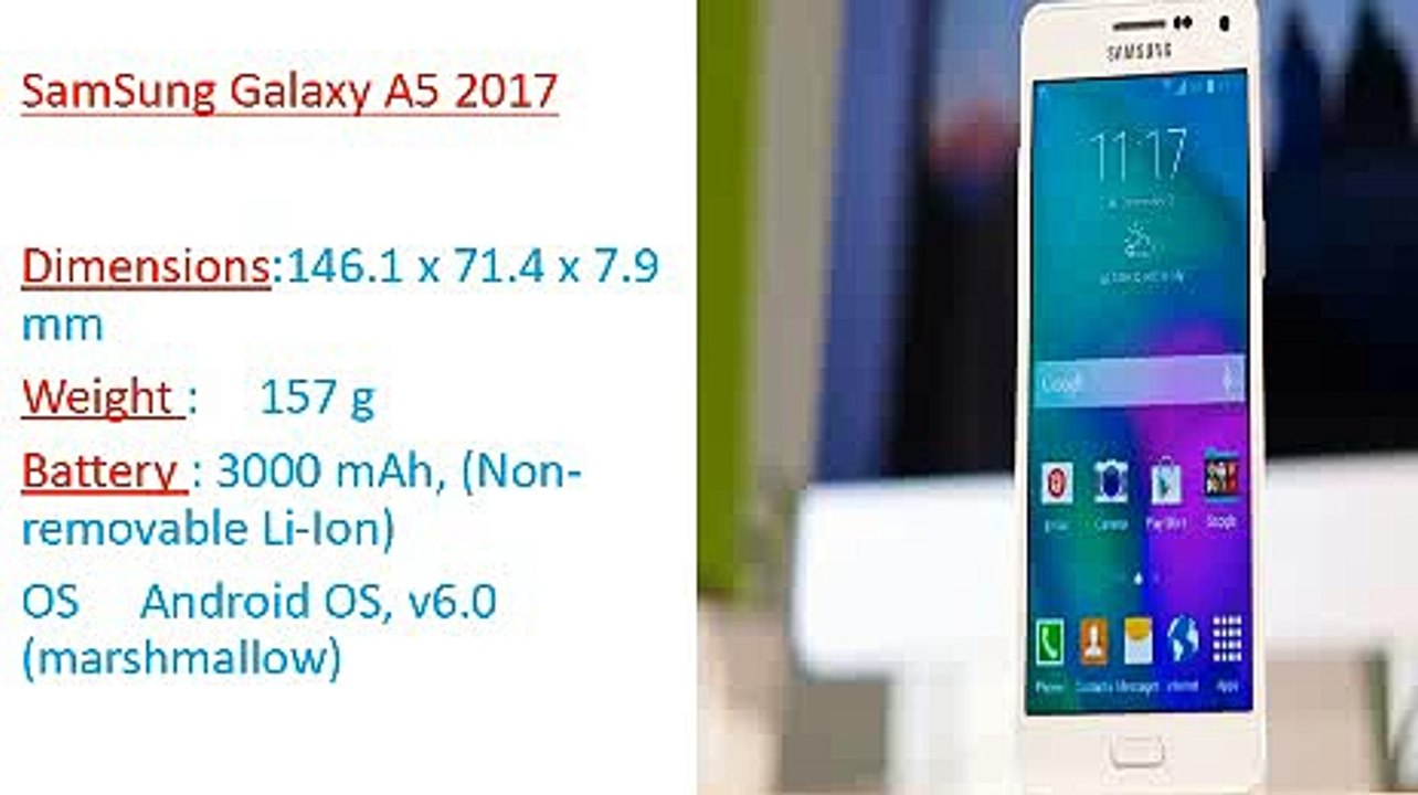 Samsung galaxy A5 2017 -  Specification