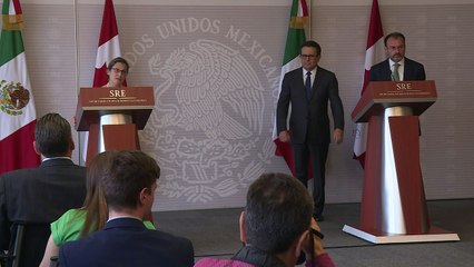 México y Canadá llaman a negociación trilateral del  TLCAN