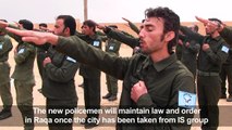Anti-IS coalition trains policemen in Syria's Raqa