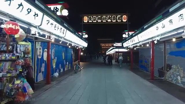 Walking around Shinjuku Tokyo by night - Long Take