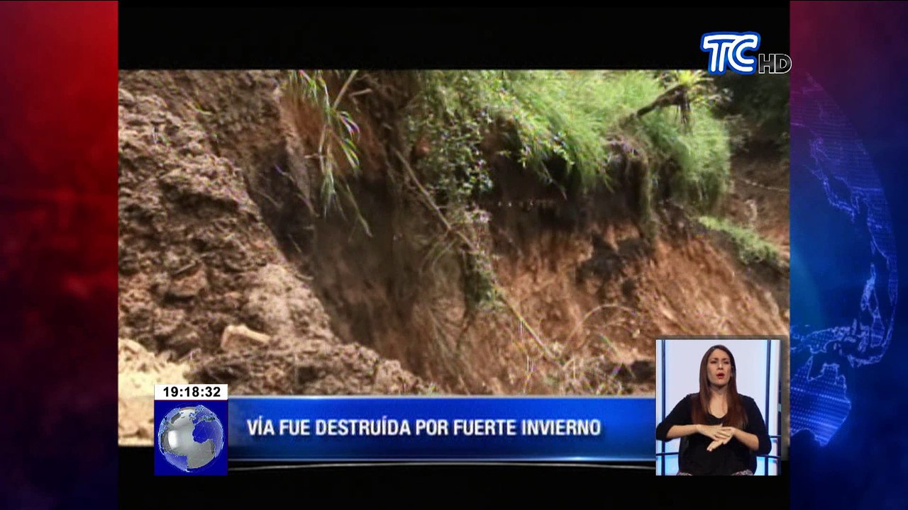 Carretera destruída