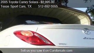 2005 Toyota Camry Solara SLE Convertible - for sale in Austi-by