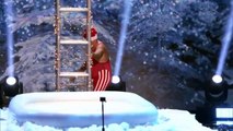 Professor Splash - Performer Attempts High-Diving Christmas Stunt -