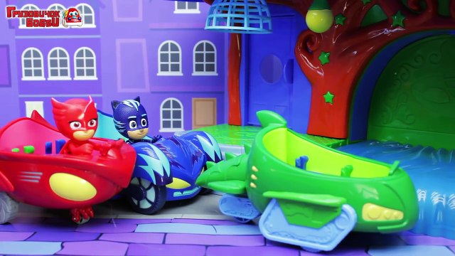 ГЕРОИ В МАСКАХ спасают мир. #Гекко, #Кэтбой и #Алетт против злодеев #Ромео и Лунной девочк