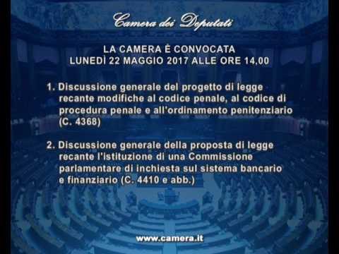 Roma - Camera - 17^ Legislatura - 801^ seduta (22.05.17)